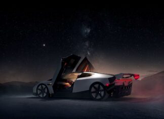Elon Musk presentó el Tesla Roadster, que puede volar…bueno, eso dice Musk…
